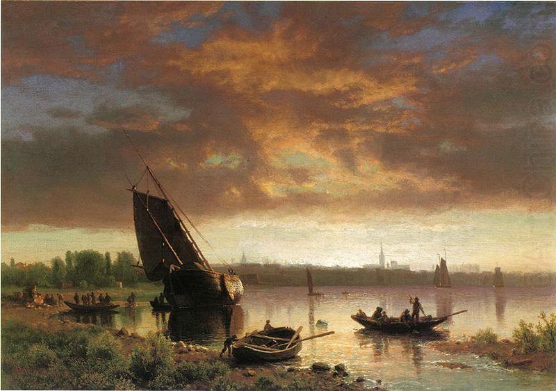 Albert Bierstadt Harbor_Scene china oil painting image
